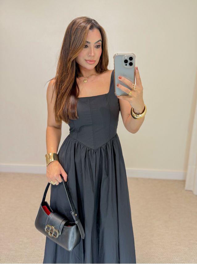 Vestido Alça Giovanna Preto