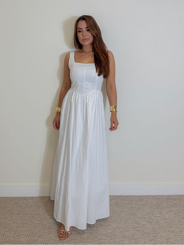 Vestido Alça Giovanna Branco