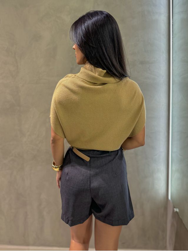 Short Saia Clarice Grafite