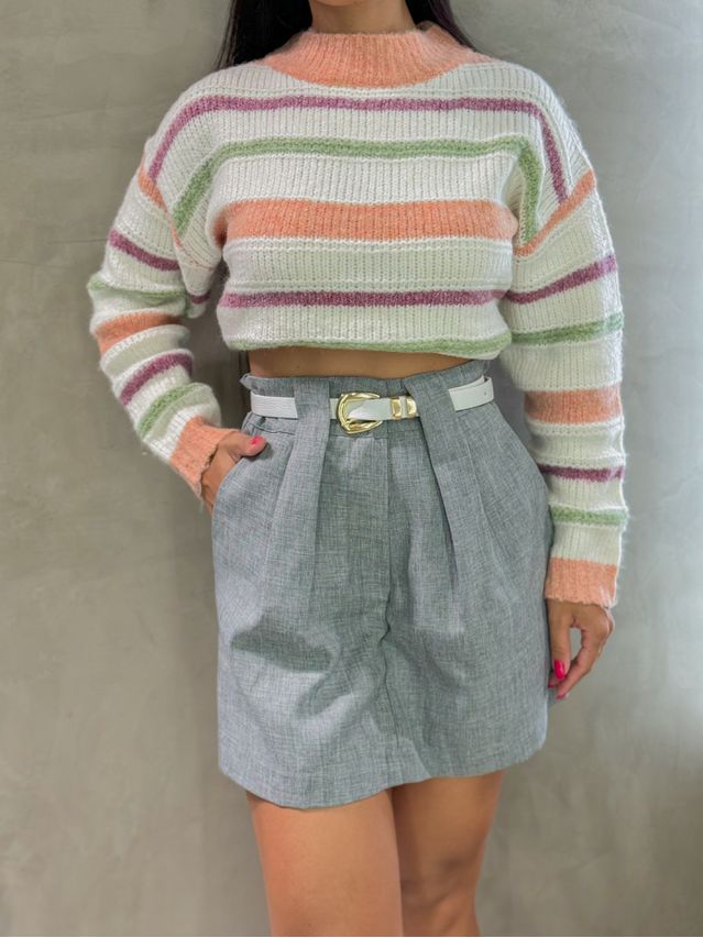 Short Saia Clarice Mescla