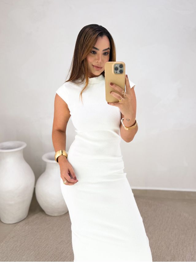 Vestido Canelado Buenos Aires Off