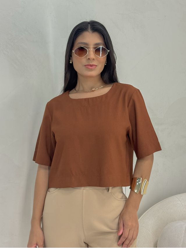 Blusa Sofie Marrom