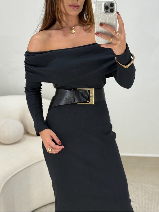 Cinto Fivela Fanni Preto