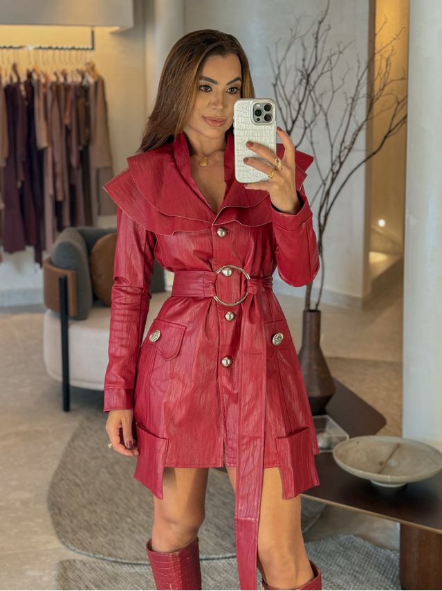 Maxi Casaco Chamonix Vermelho