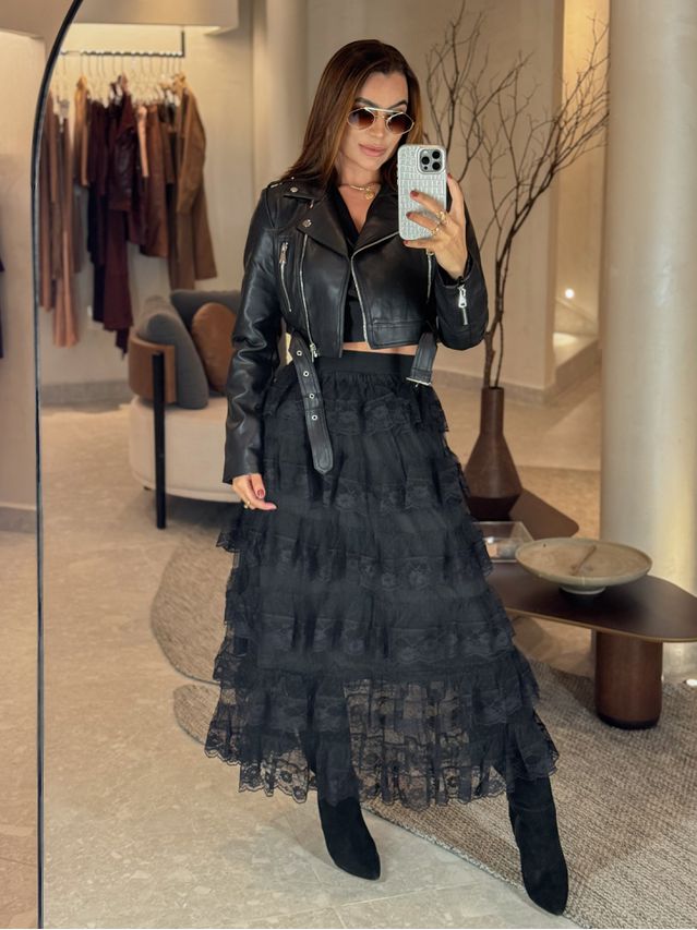 Saia Tule Toronto Preta 