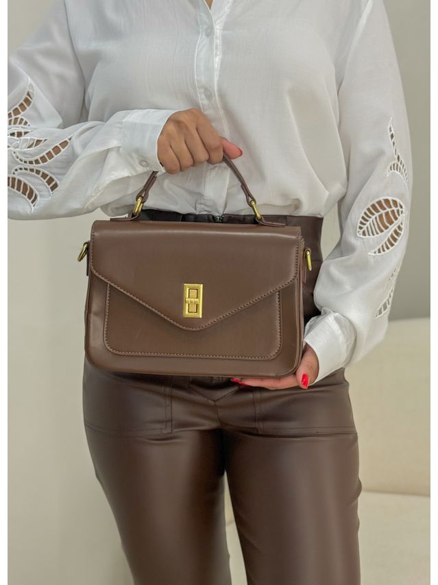 Bolsa Quadrada Café 