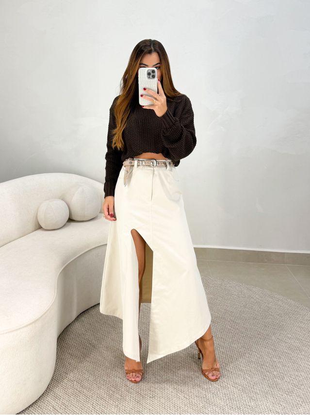 Blusa Tricot Espanha Café 