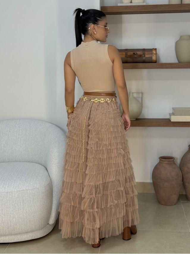 Blusa Regata Basic Cappuccino