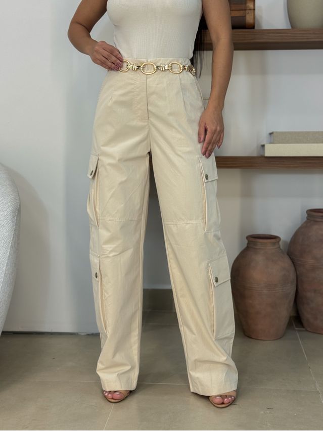 Calça Cargo Hanna Areia