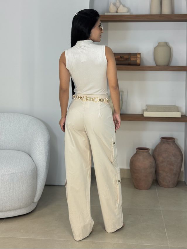 Calça Cargo Hanna Areia