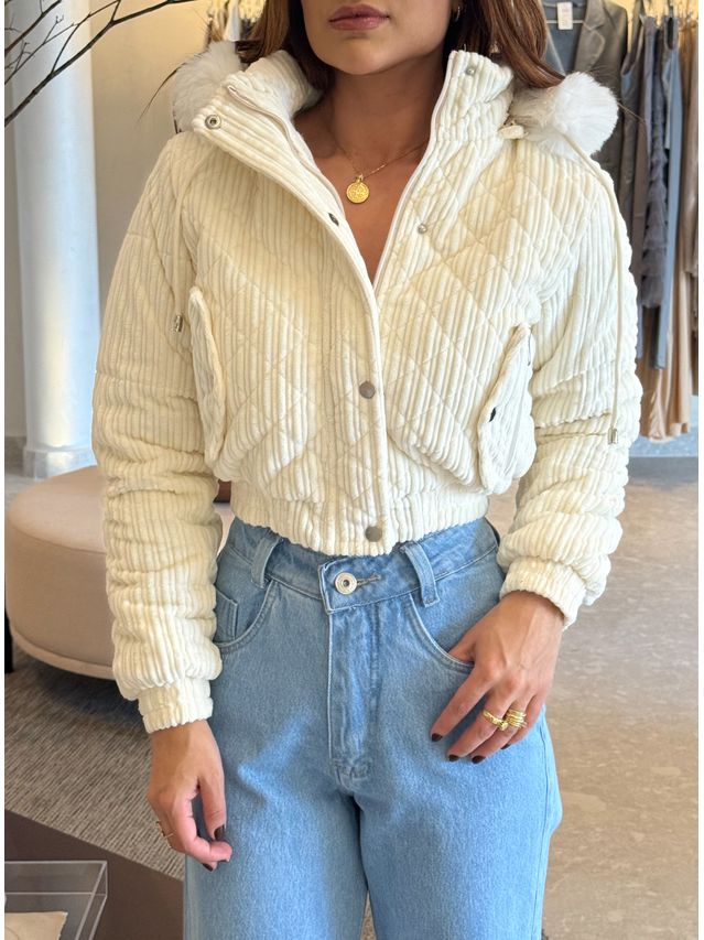 Casaco Pelo Fiorella Off