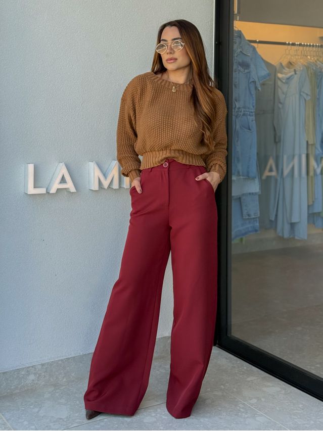 Calça Alfaiataria Maria Cereja