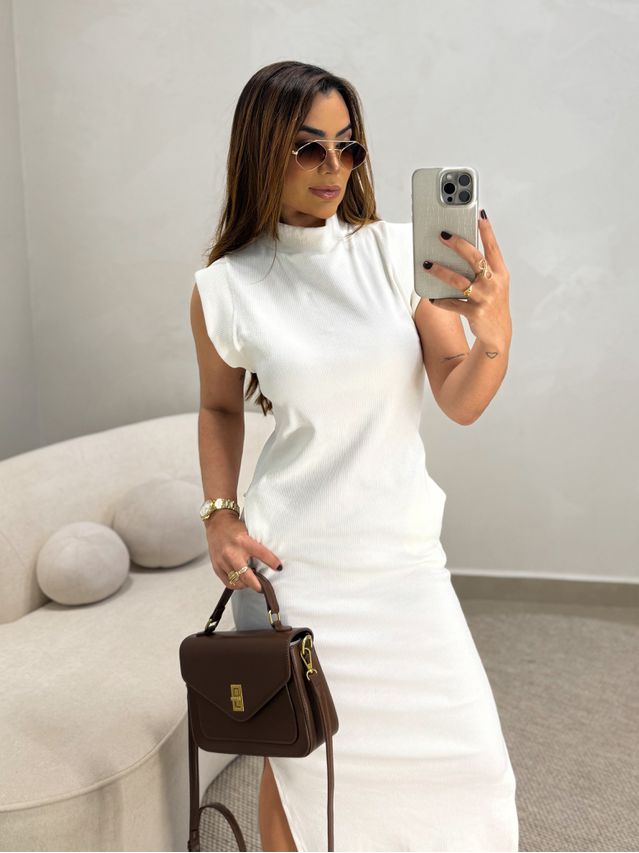 Vestido Canelado Muscle Tee Off