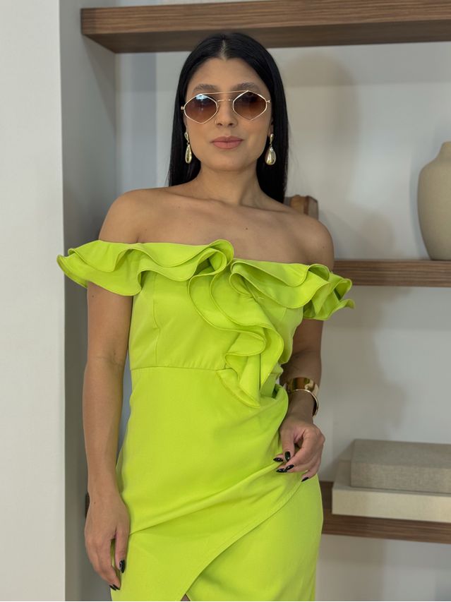 Vestido Babado Isadora Lima