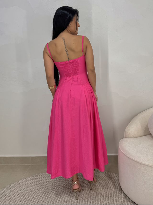 Vestido Meia Taça Turquia Pink