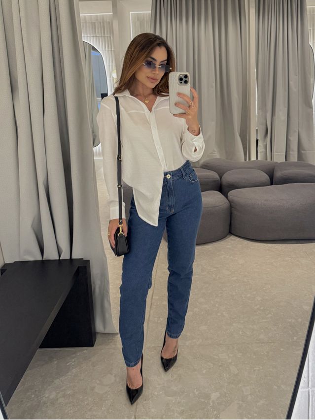 Calça Mom Jeans Rita