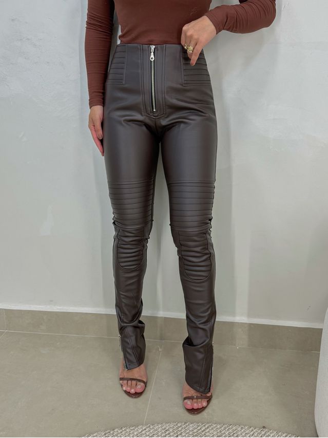 Calça Skinny Cora Café