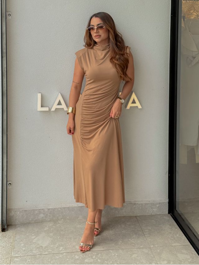 Vestido Muscle Tee Morgan Cáqui 