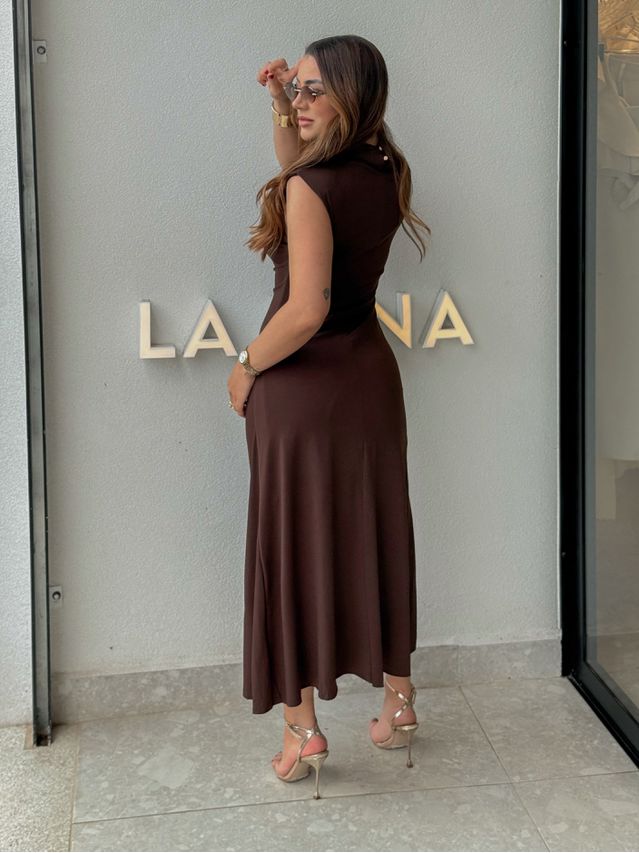 Vestido Muscle Tee Morgan Café 