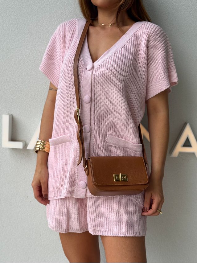 Bolsa Couro Guta Caramelo