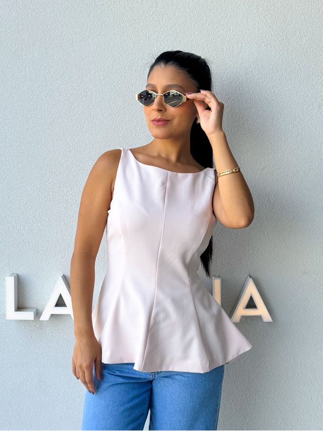 Blusa Peplum Natalie Rosa 