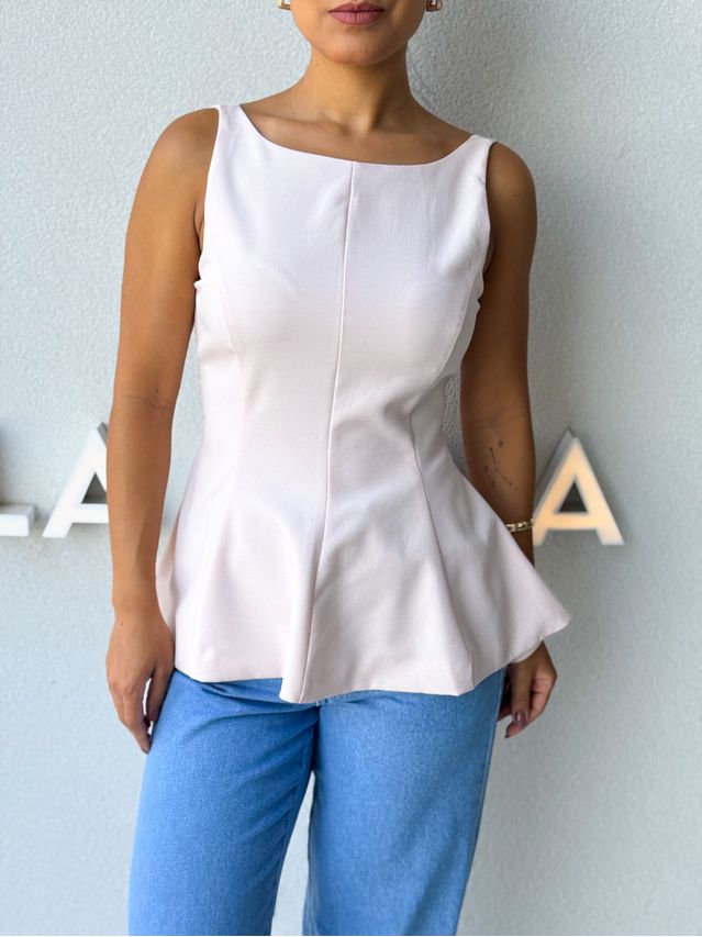 Blusa Peplum Natalie Rosa 