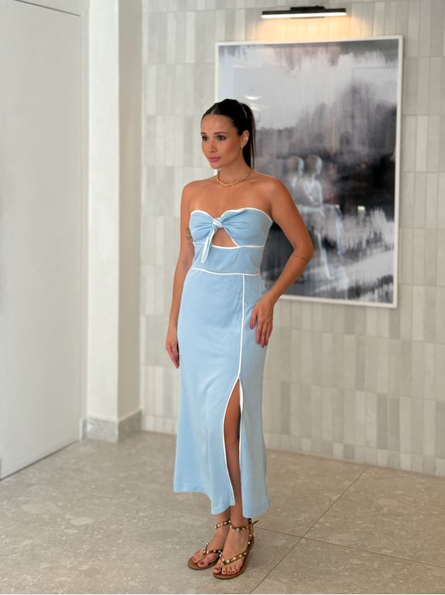 Vestido Midi Karla Azul