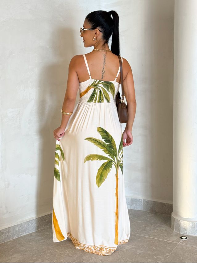 Vestido Estampado Floripa Off