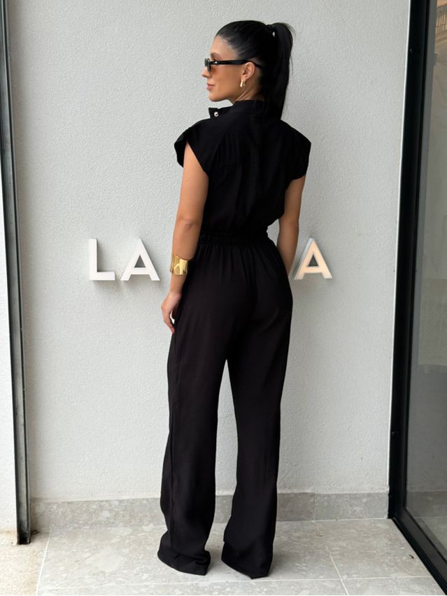 Macacão Tereza Preto 