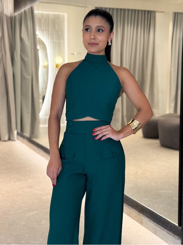 Conjunto Frente Única Raissa Verde