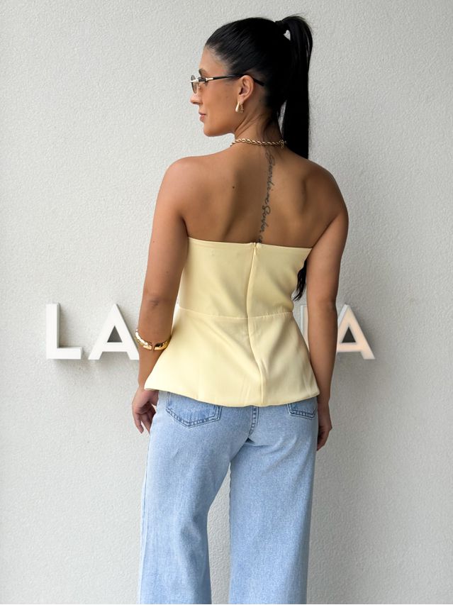 Blusa Alfaiataria Camille Amarela