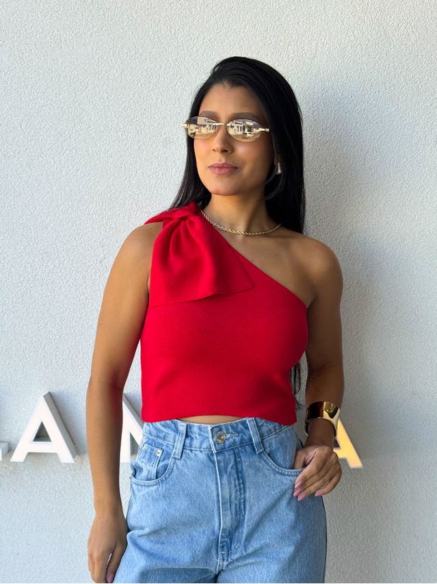 Blusa Ombro Só Mirian Vermelho