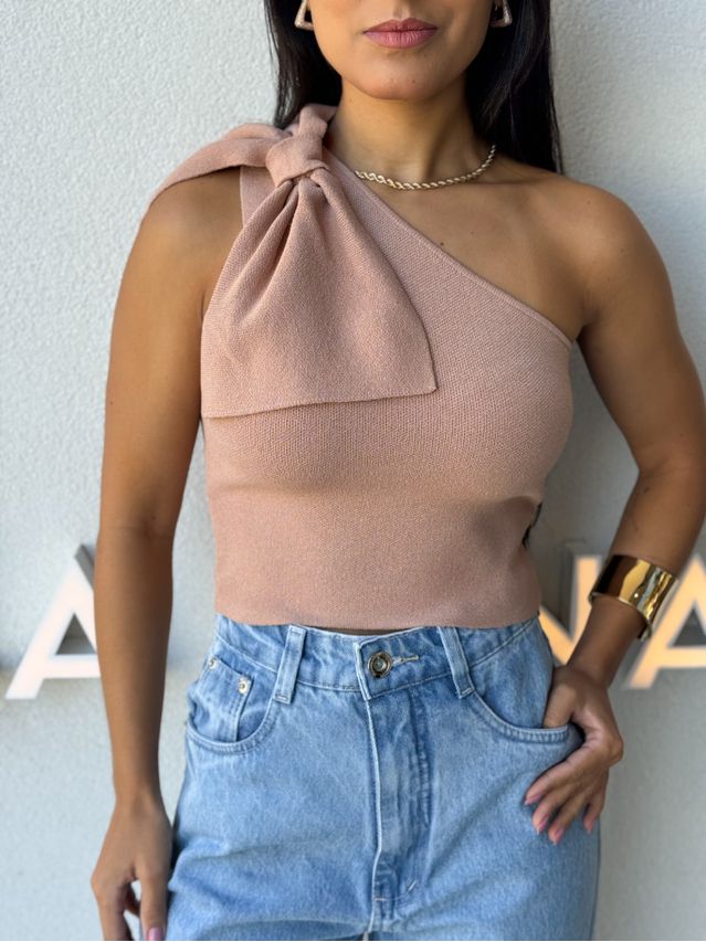 Blusa Ombro Só Mirian Cappuccino