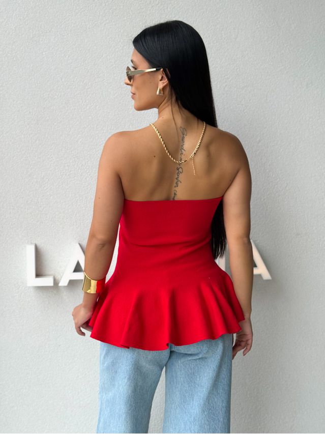 Blusa Tricot Elisa Vermelha