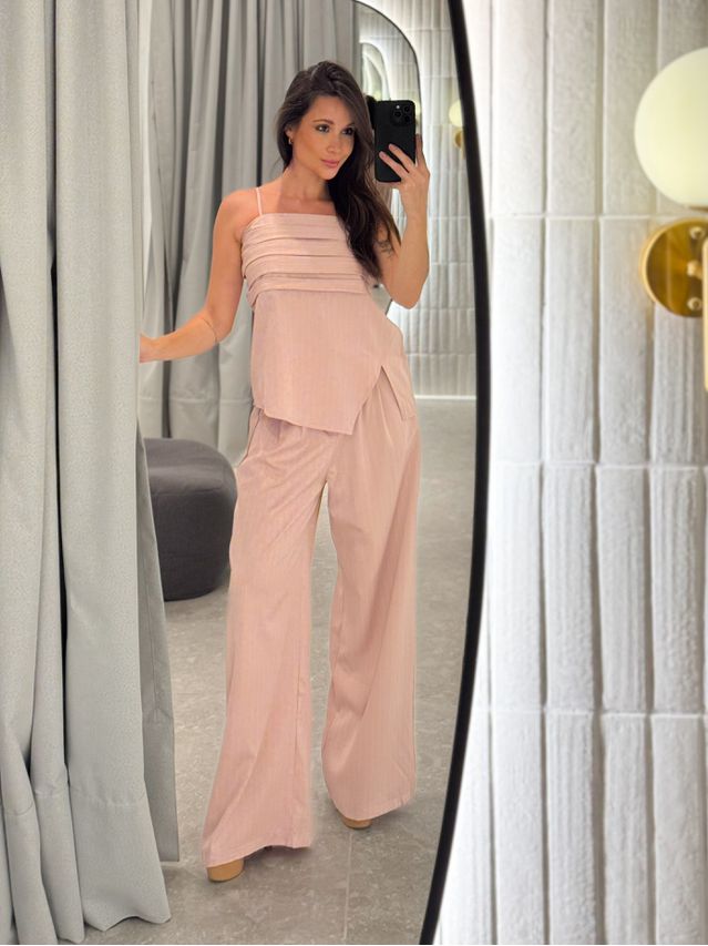 Conjunto Risca de Giz Laisa Rosa