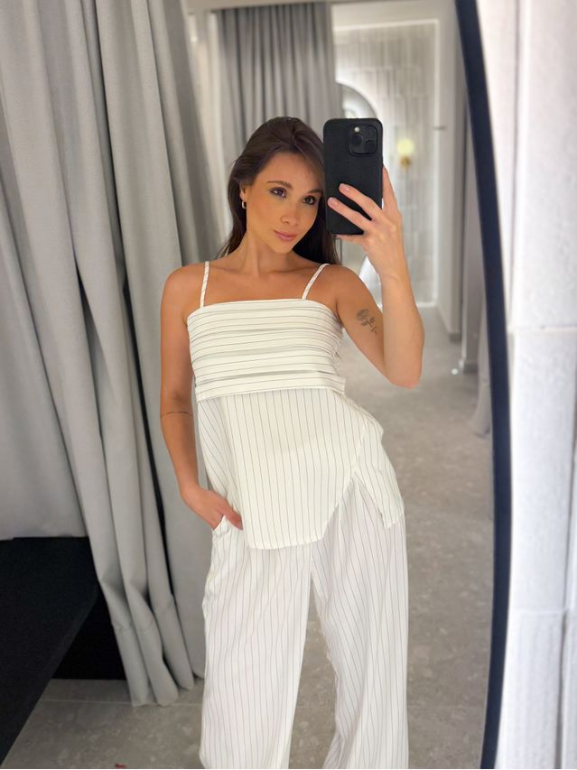 Conjunto Risca de Giz Laisa Branco