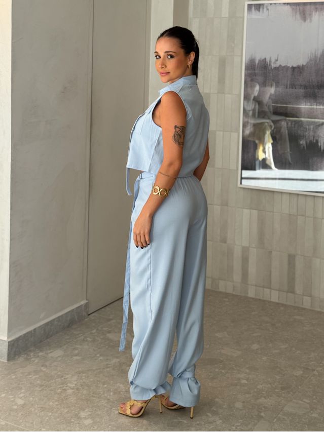 Conjunto Cargo Vanessa Azul