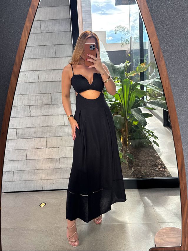 Vestido Midi Maraisa Preto 