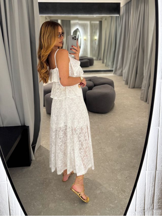 Conjunto Rendado Dara Branco