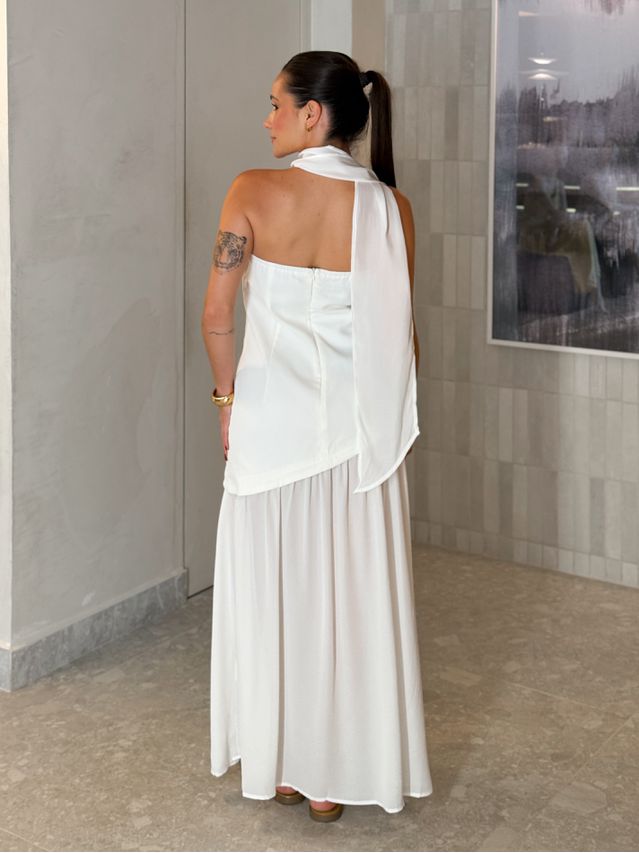 Vestido Midi Polly Branco