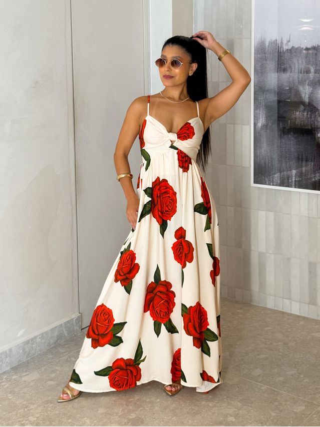 Vestido Estampado Filipinas Off