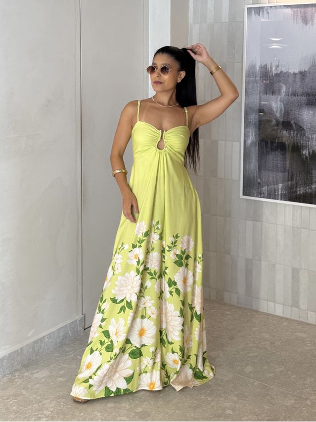 Vestido Estampado Thaisa Lima