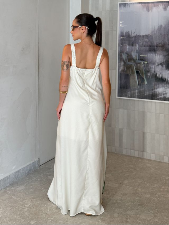 Vestido Estampado Amélia Verde