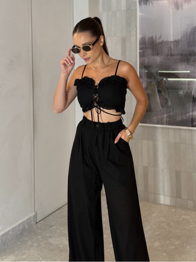 Conjunto Calça Mariane Preto