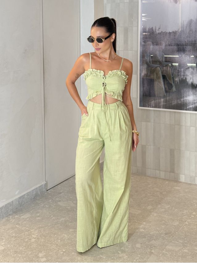 Conjunto Calça Mariane Verde