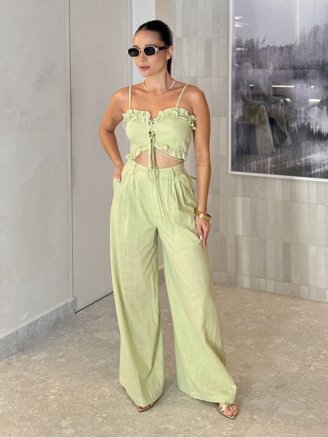 Conjunto Calça Mariane Verde