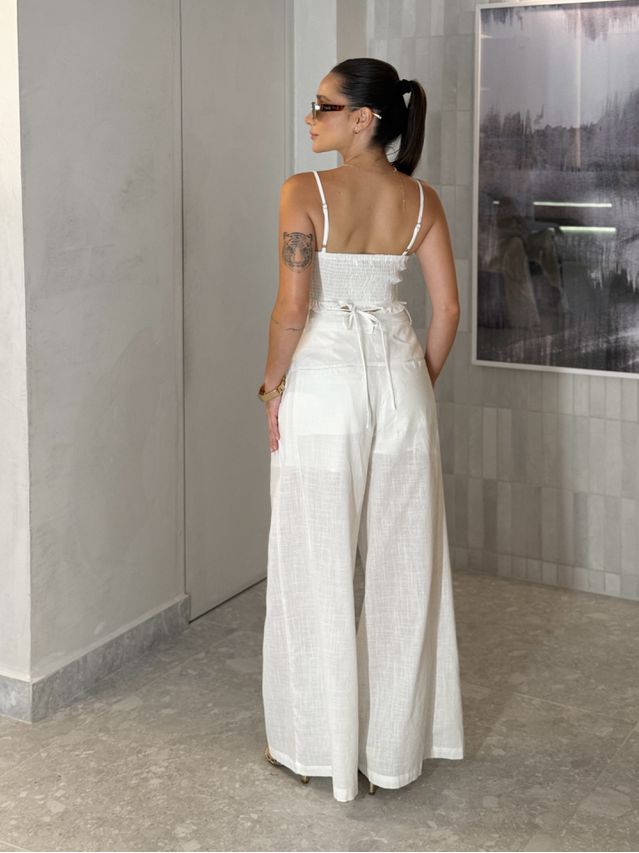 Conjunto Calça Mariane Branco 