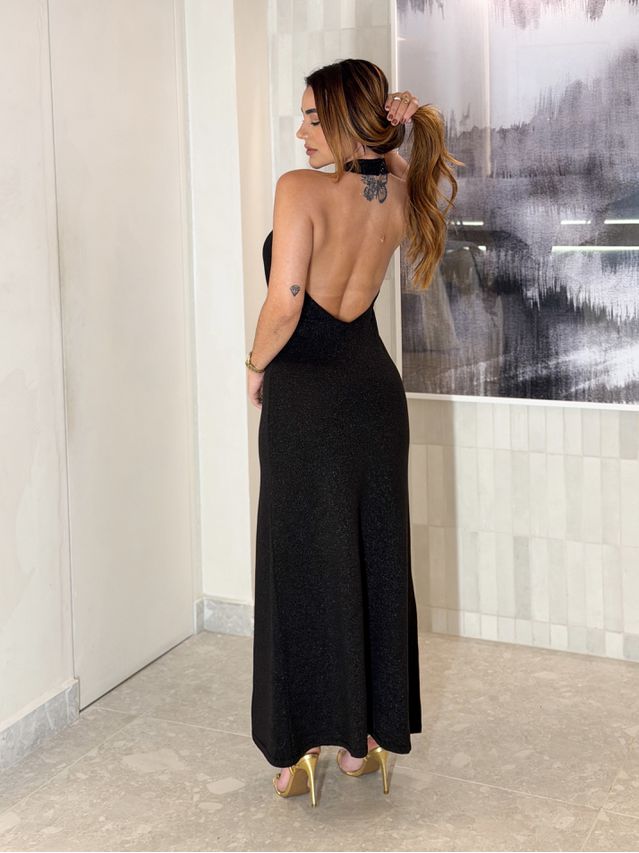 Vestido Frente Única Katiane Preto