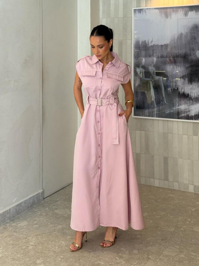 Vestido Botões Eloise Danone