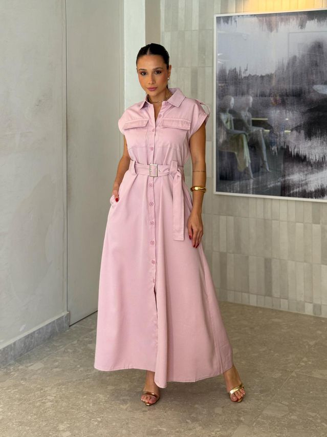 Vestido Botões Eloise Danone